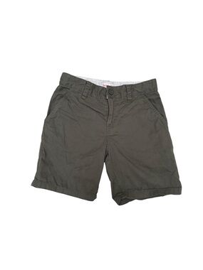 Cat & Jack Olive Green Flat-Front Men's Shorts